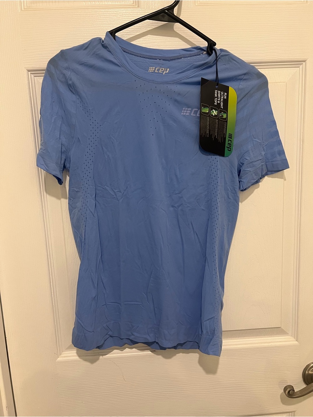 CEP Women's Short Sleeve Performance Tee - Sky Blue